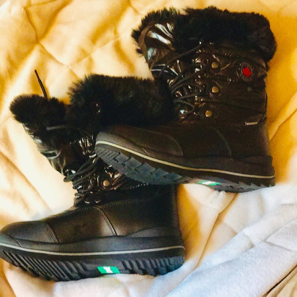 Black Cougar winter boots